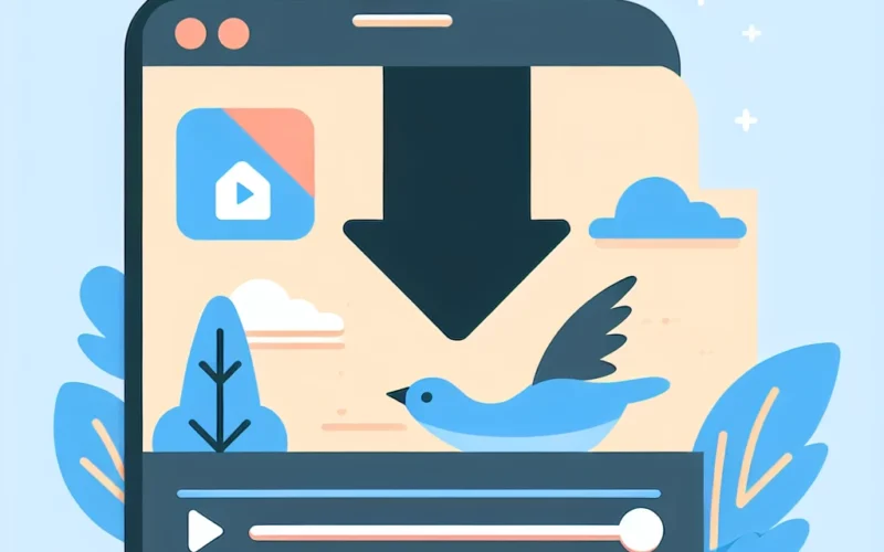"User downloading a Twitter video with ease from the Tweet interface, showcasing the step-by-step process highlighted in the article 'Effortless Twitter Video Downloads: A Comprehensive Guide to Saving Your Favorite Tweets.'"